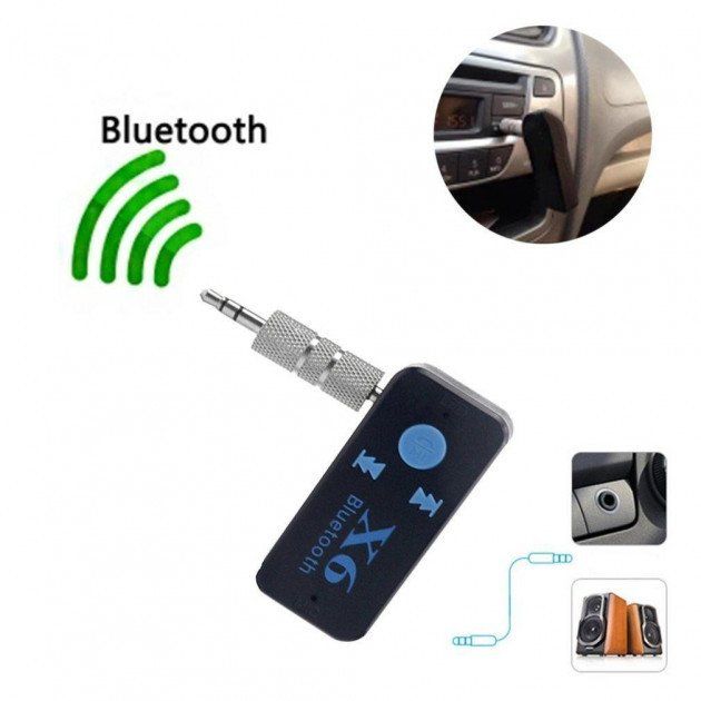 Беспроводной адаптер Bluetooth приемник аудио ресивер BT-X6, Фм модулятор блютуз в машину