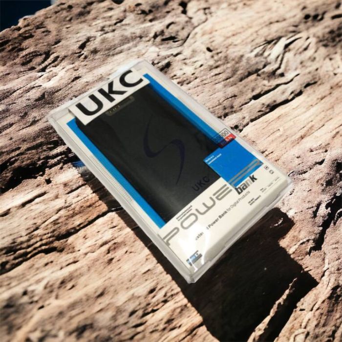 Портативная мобильная зарядка Power Bank 30000 mAh UKC, Внешний аккумулятор, Зарядка power bank. Цвет: черный