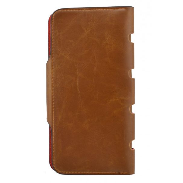 Мужское портмоне Baellerry Genuine Leather COK10, Стильный мужской кошелек. Цвет: коричневый