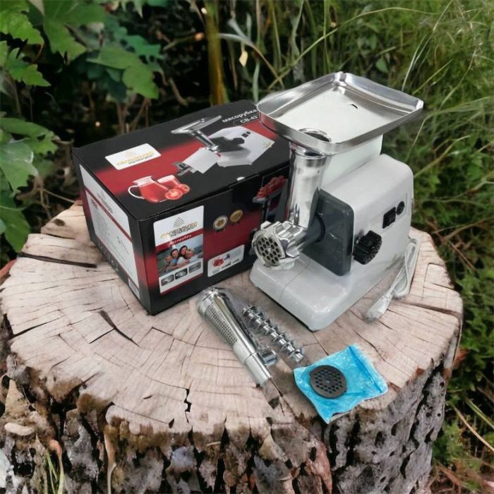 Мясорубка Crownberg CB-4212 с соковыжималкой, электромясорубка 2500W, мясорубка с металлическим редуктором