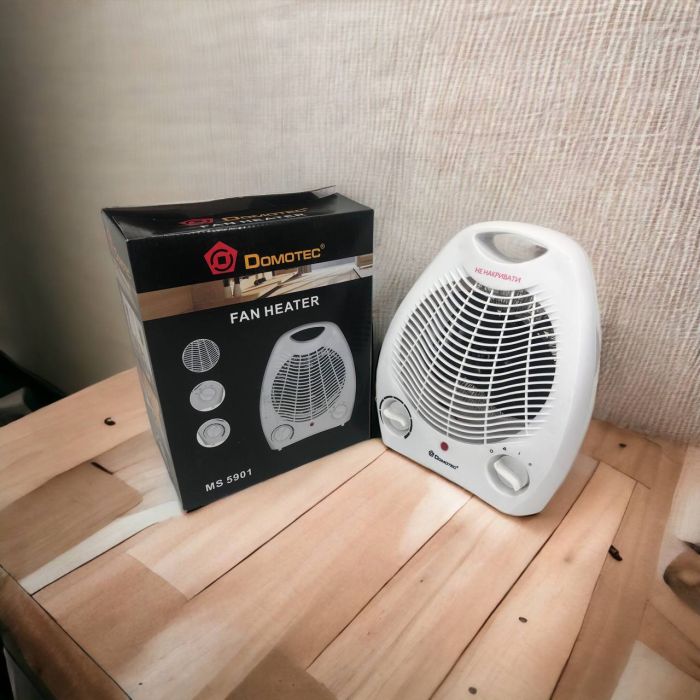 Обогреватель тепловентилятор (дуйка) Domotec MS-5901, Ветродуйка обогреватель, Электрическая дуйка, 2 квт