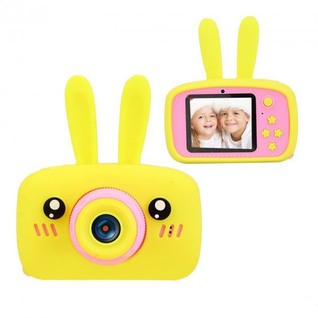 Детский фотоаппарат XL-500R. Цвет: желтый