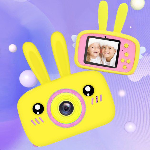 Детский фотоаппарат XL-500R. Цвет: желтый