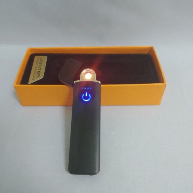 Зажигалка спиральная USB ZGP-4. Цвет: черный