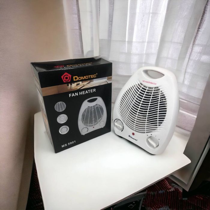 Обогреватель тепловентилятор (дуйка) Domotec MS-5901, Ветродуйка обогреватель, Электрическая дуйка, 2 квт