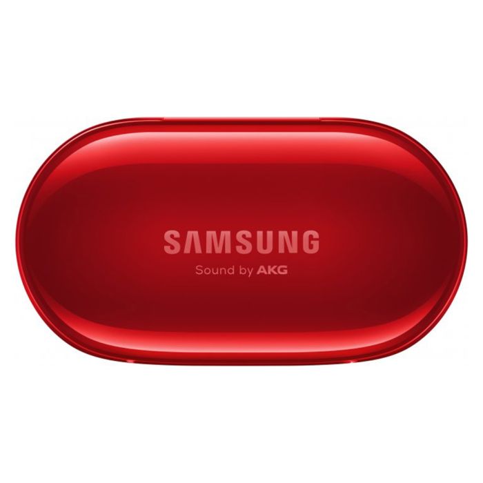Беспроводные наушники, блютуз наушники Samsung Buds+ с кейсом. Цвет: красный