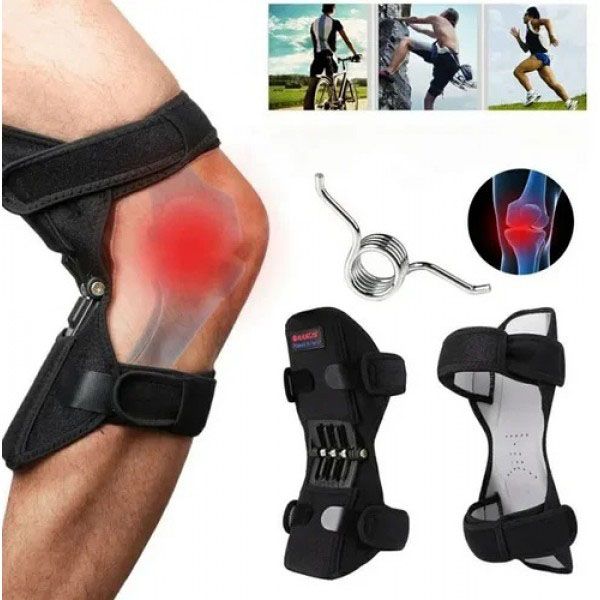 Коленные стабилизаторы подколенные бионические Powerknee Nasus для поддержки коленного сустава с антибактериальным покрытием