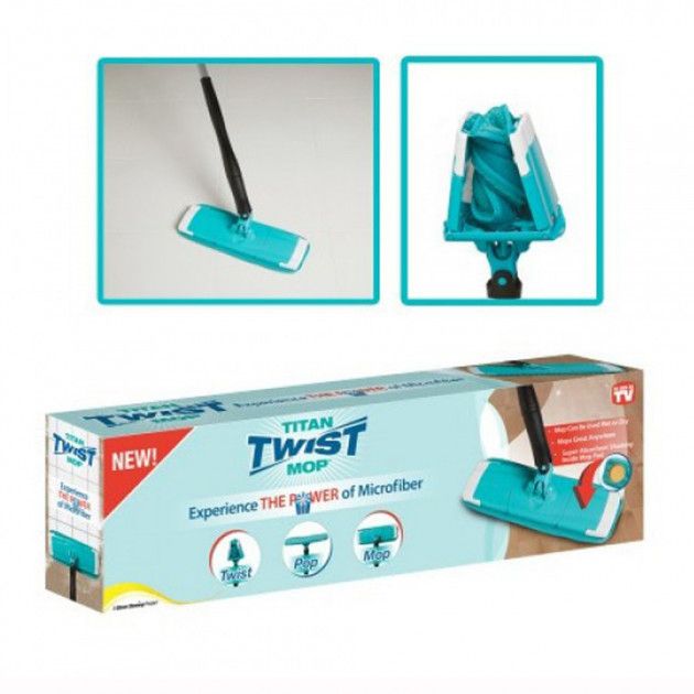 Универсальная поворотная швабра Titan Twist Mop с системой отжима