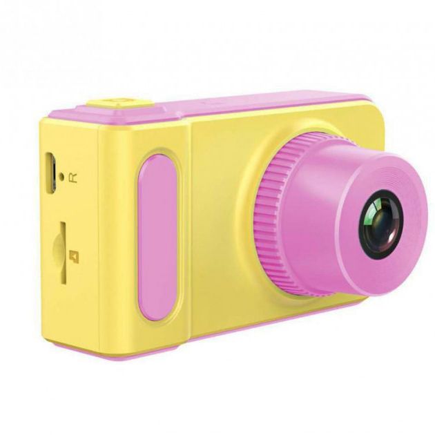 Детский цифровой фотоаппарат Smart Kids Camera V7 baby T1. Цвет: розовый