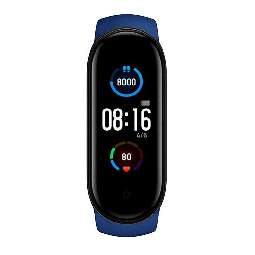 Фитнес браслет Smart Watch M5 Band Classic Black смарт часы-трекер. Цвет: синий