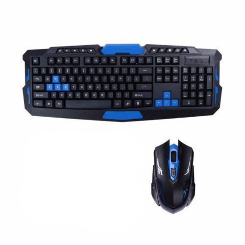 Клавиатура с мышкой HK-8100, игровая клавиатура и мышь для пк, беспроводная клавиатура и мышь