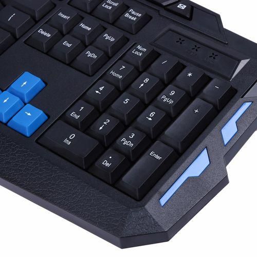 Клавиатура с мышкой HK-8100, игровая клавиатура и мышь для пк, беспроводная клавиатура и мышь