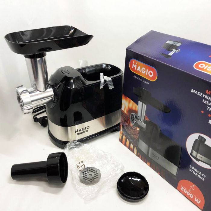 Мясорубка MAGIO MG-267 2000 Вт, мясорубка для дома, мясорубка для овощей, электромясорубка для дома