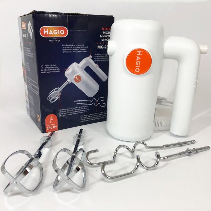 Миксер ручной MAGIO MG-232, Мощный миксер, Миксер блендер ручной, Бытовые миксеры , Хороший миксер