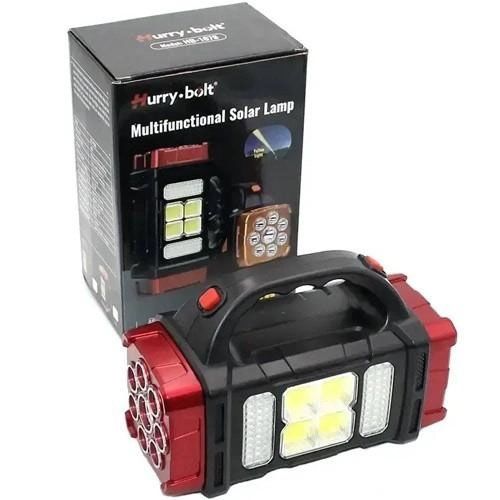 Фонарь кемпинговый с солнечной панелью и повербанком HB-1678-2х8LED-6COB, фонарь кемпинговый светодиодный
