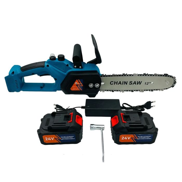 Аккумуляторная цепная пила Chain Saw 12'' (30см) DOMOTEC Цепная Пила на аккумуляторах для дома