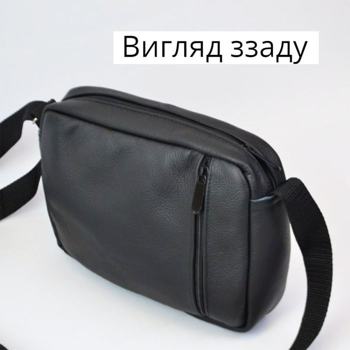 Стильная мужская сумка-мессенджер из натуральной кожи флотар, черного цвета, мужские сумки через плечо