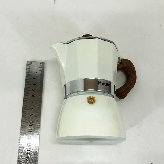Гейзерная кофеварка Magio MG-1007 150 мл, гейзерная кофеварка из нержавейки, кофеварка для дома