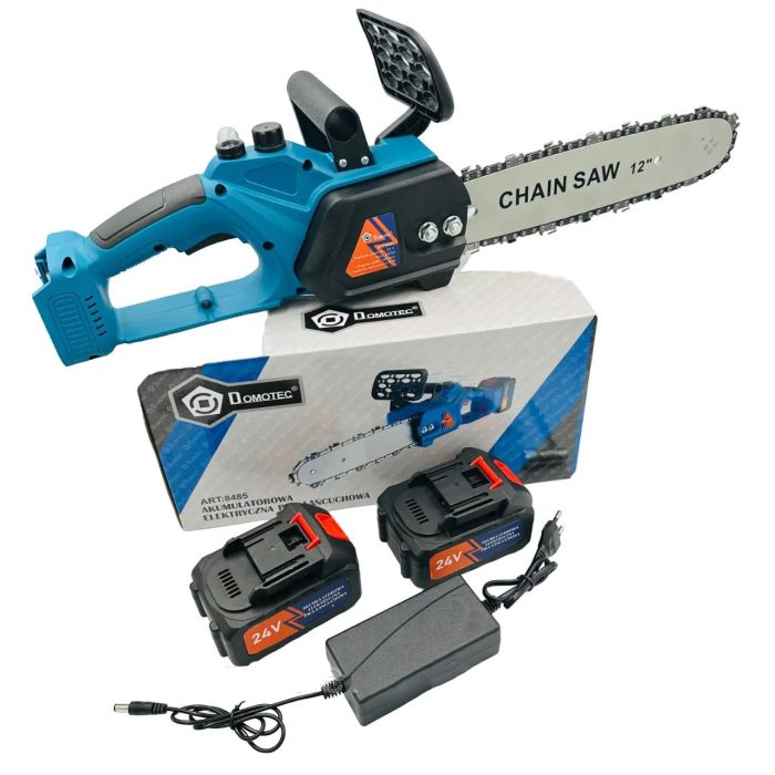 Аккумуляторная цепная пила Chain Saw 12'' (30см) DOMOTEC Цепная Пила на аккумуляторах для дома