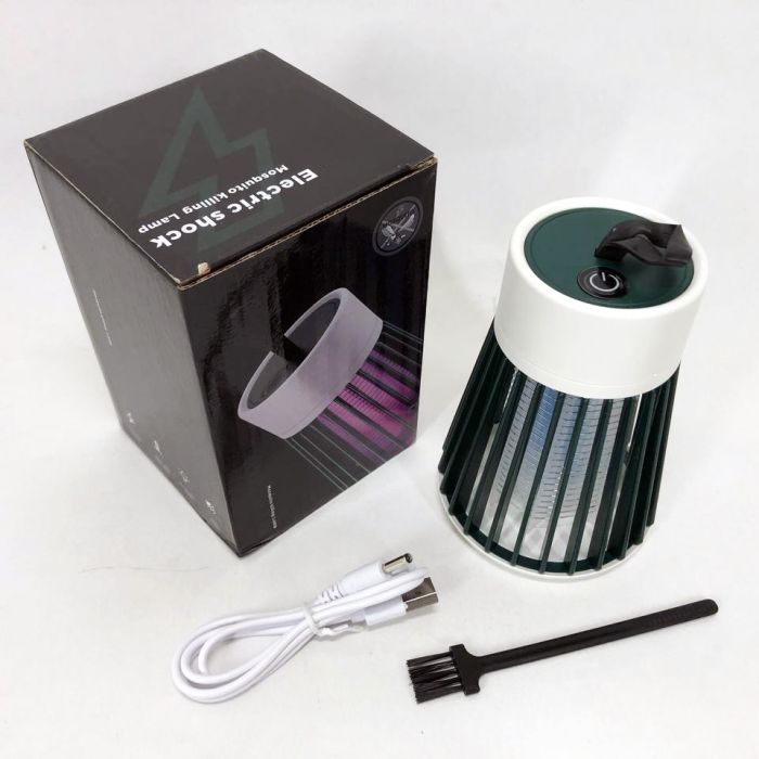 Уничтожитель насекомых для дома Electronic shock Mosquito killing lamp НА АККУМУЛЯТОРЕ для похода на природу