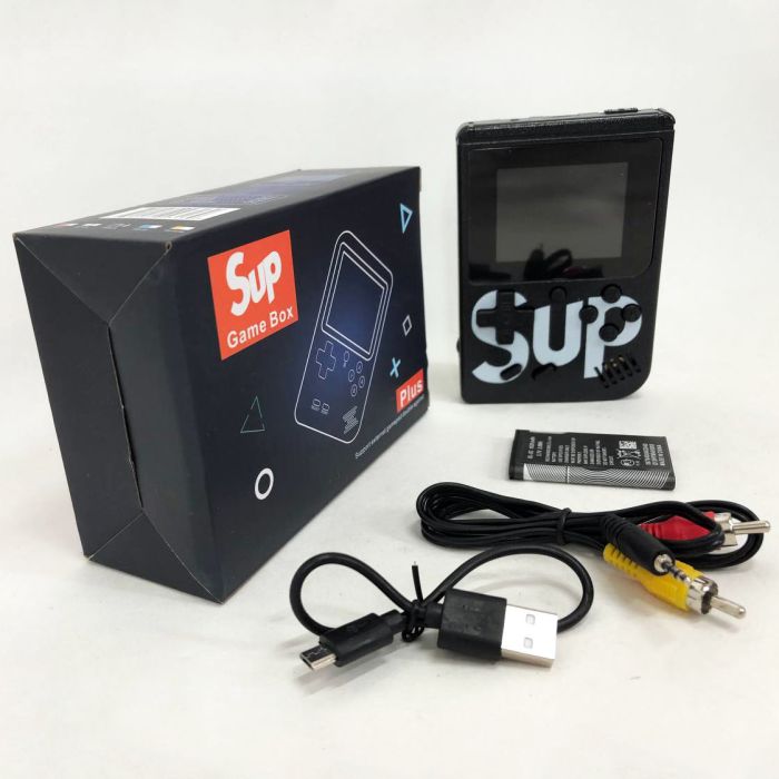 Игровая приставка консоль Sup Game Box 500 игр, для телевизора, Игровая приставка сап денди. Цвет: черный