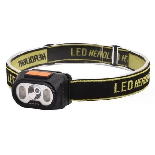 Фонарь налобный 2303-XPE+4SMD(yellow+red), Фонарик налобный мощный, Налобный фонарь для автомеханика