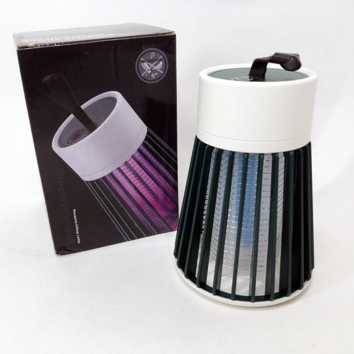 Уничтожитель насекомых для дома Electronic shock Mosquito killing lamp НА АККУМУЛЯТОРЕ для похода на природу