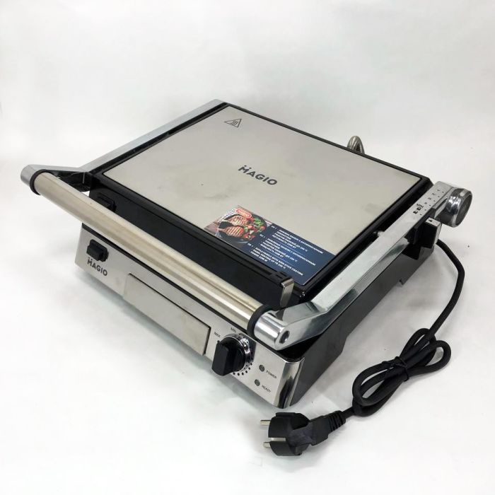 Электрогриль-барбекю электрический Magio МG-372 Антипригарное покрытие 2200W, домашний гриль для шаурмы