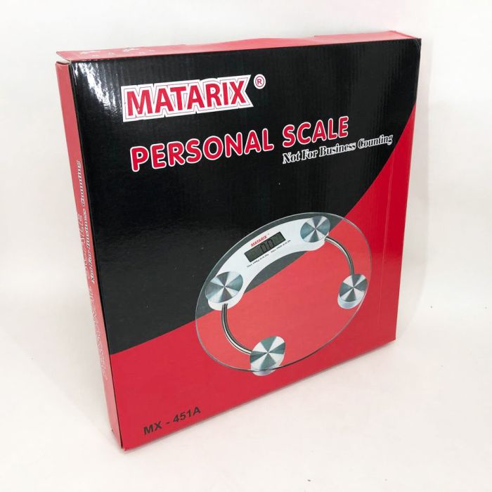 Весы напольные электронные MATARIX MX-451A 180 кг круглые, весы для взвешивания людей