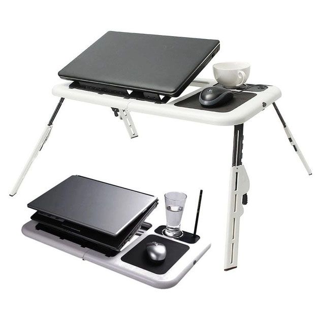 Подставка трансформер для ноутбука LD-09 E-Table, Наклонная подставка ноутбука на стол в кровать