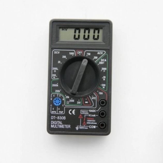 Цифровой мультиметр тестер Digital DT-830B, тестер для измерения напряжения, качественный мультиметр