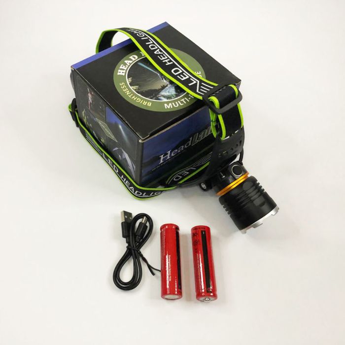 Фонарь налобный с датчиком движения Police BL-8003-P50, фонарик bailong, налобный фонарик с usb зарядкой