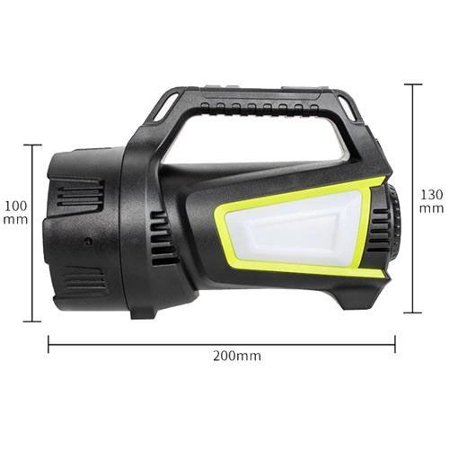 Фонарь кемпинг переносной T100A-10W+2COB с боковыми LED white/red/blue, Аккумуляторная лампа для кемпинга
