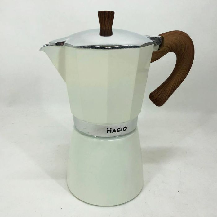 Гейзерная кофеварка Magio MG-1009 450 мл, гейзерная турка для кофе, кофеварка гейзерного типа