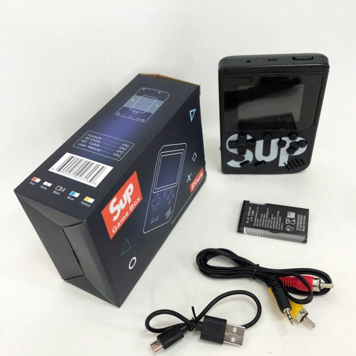 Игровая приставка консоль Sup Game Box 500 игр, для телевизора, Игровая приставка сап денди. Цвет: черный