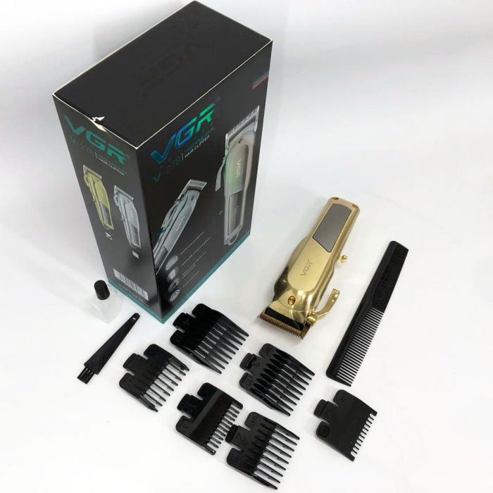 Машинка для стрижки VGR Professional Hair Clipper V-278 GOLD, машинка для стрижки волос домашняя