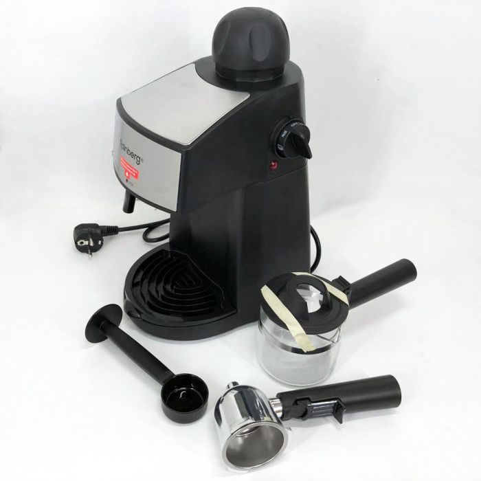 Кофемашина Rainberg RB-8111 кофеварка рожковая с капучинатором 2200W Espresso, маленькая кофемашина