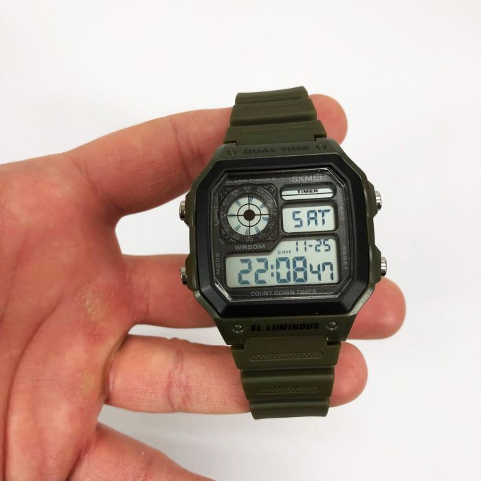 Часы наручные мужские SKMEI 1299AG, часы тактические противоударные, часы тактические противоударные