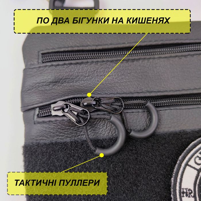 Мужская сумка кобура из натуральной кожи, для скрытого ношения с кобурой, мужской мессенджер