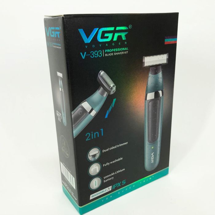 Электробритва VGR V-393 Shaver профессиональная водонепроницаемая, машинка мужская для бритья