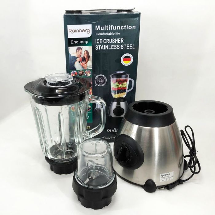 Блендер Rainberg RB-2223 2000 Вт кофемолка, измельчитель для коктейлей и смузи, блендер для кухни