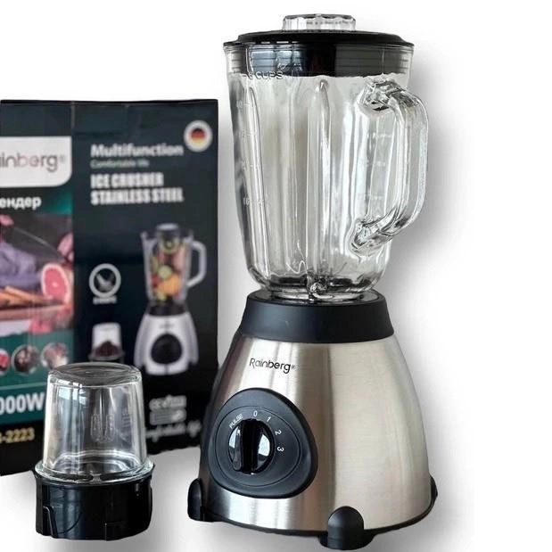 Блендер Rainberg RB-2223 2000 Вт кофемолка, измельчитель для коктейлей и смузи, блендер для кухни