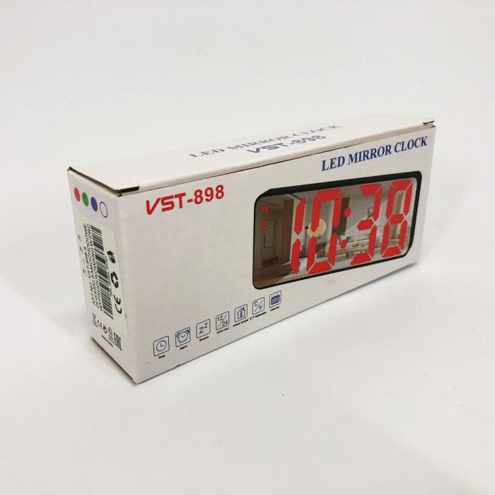 Электронные настольные LED часы от USB VST-898-5 с будильником и термометром, настольные часы light