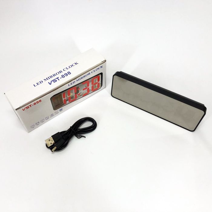 Электронные настольные LED часы от USB VST-898-5 с будильником и термометром, настольные часы light