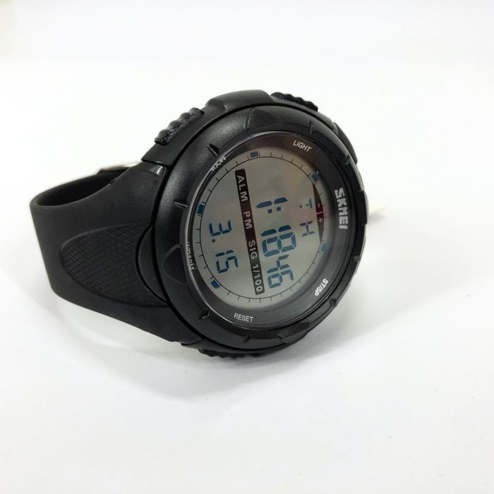 Мужские часы SKMEI 1025BK ARMY BLACK, часы тактические противоударные. Цвет: черный
