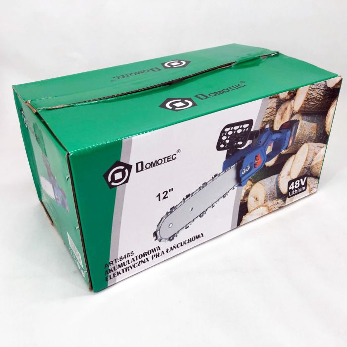 Аккумуляторная цепная пила Chain Saw 12'' (30см) DOMOTEC Цепная Пила на аккумуляторах для дома