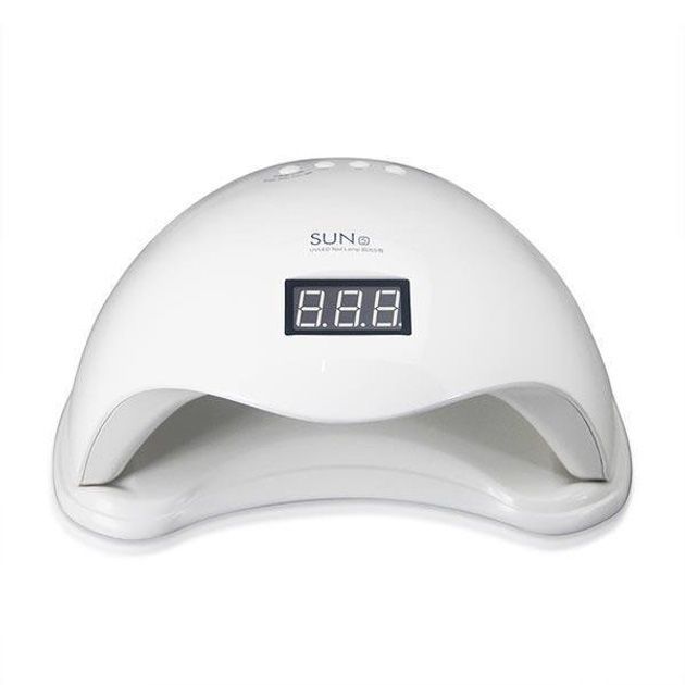 Лампа для маникюра Sun 5 nail lamp FD93-1 led для сушки гель лака с таймером для домашнего использования