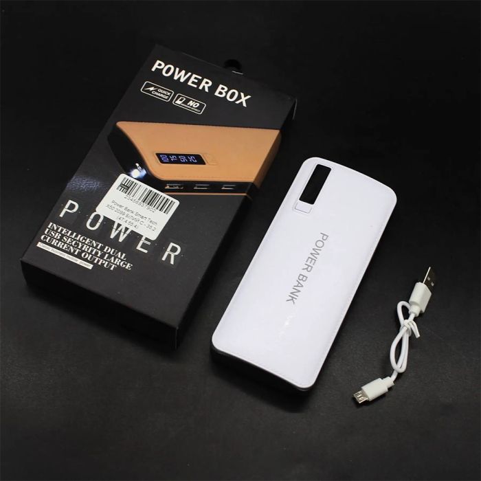 Портативное Зарядное Устройство Павербанк 50000 mAh 3хUSB Power Bank Smart Tech. Цвет: белый