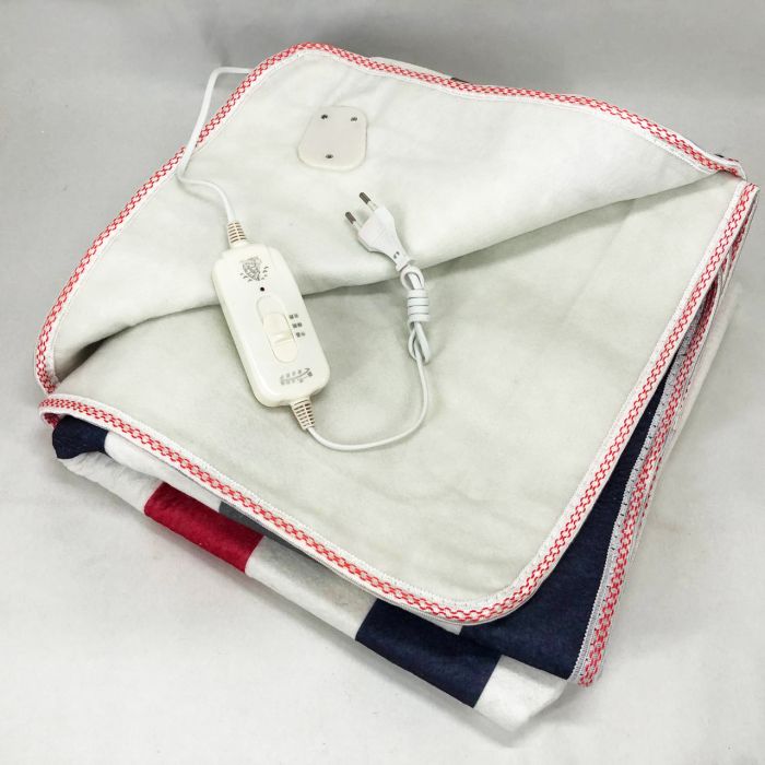 Электропростынь электрическая простынь с подогревом Electric Blanket 150х120см в полоску