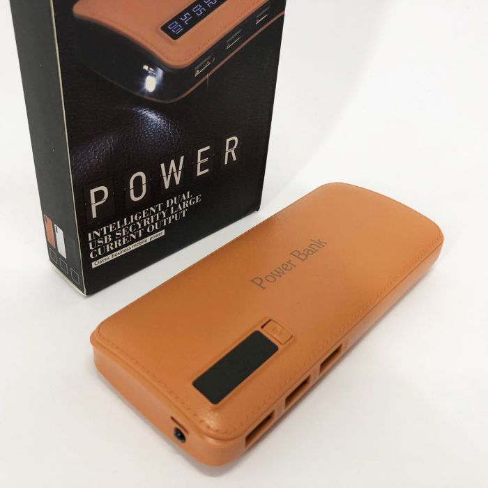 Портативное Зарядное Устройство Павербанк 50000 mAh 3хUSB Power Bank Smart Tech. Цвет: бежевый